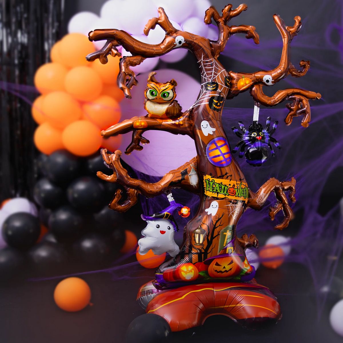 Folienballon Halloween Tree 128cm luftbefüllbar
