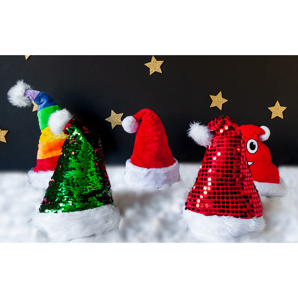Weihnachtsmütze Pailetten