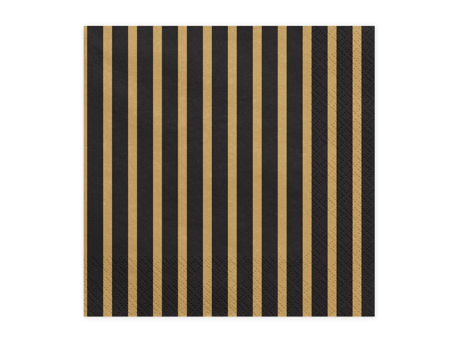 20x Serviette schwarz/gold