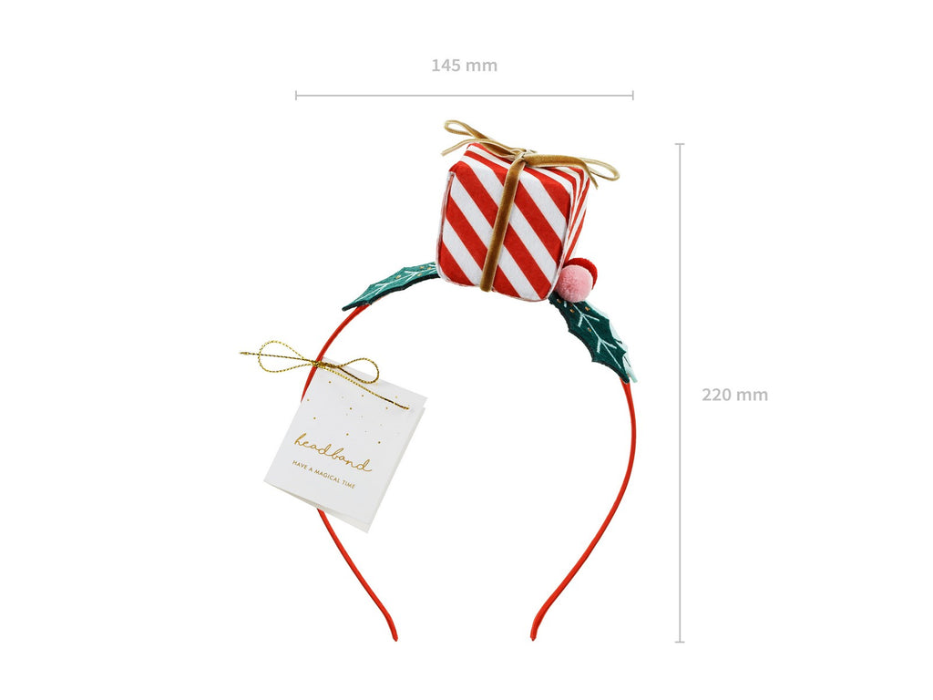 Haarreif Geschenkpackerl rot