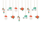 12x Geschenkanhänger Weihnachten 7cm