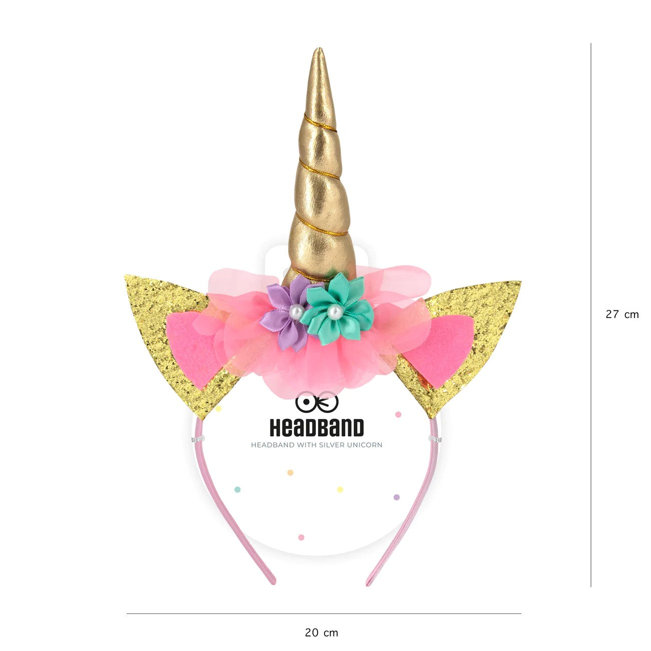 Haarreif Unicorn gold