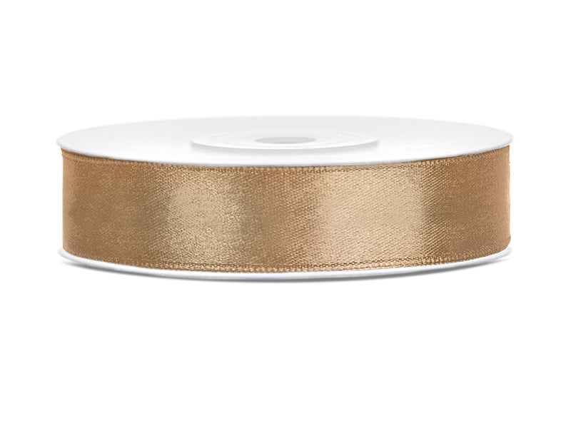 Satinband gold L 25m B 12mm