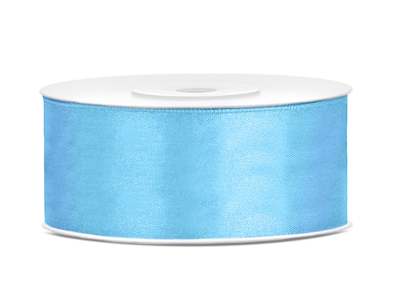 Satinband hellblau L 25m B 25mm