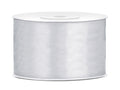 Satinband silber L 25m B 38mm