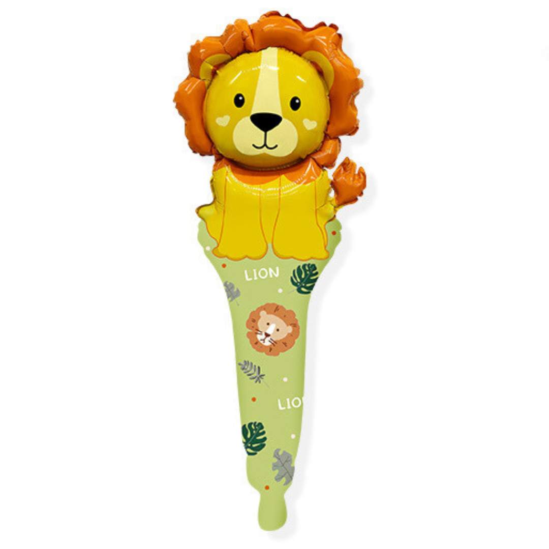 Folienballon Handle Löwe 50x18cm