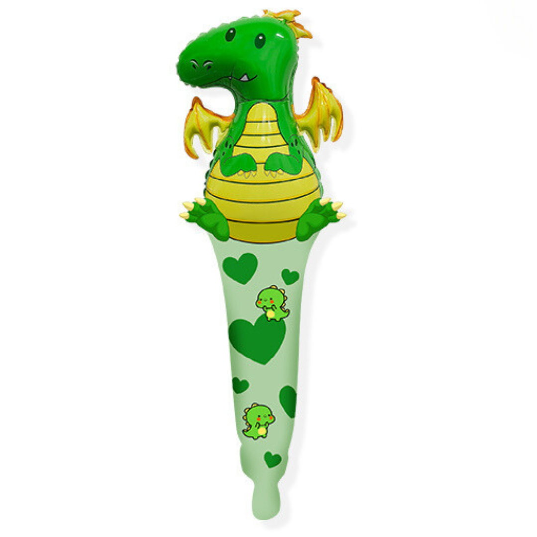 Folienballon Handle Drache 50x18cm