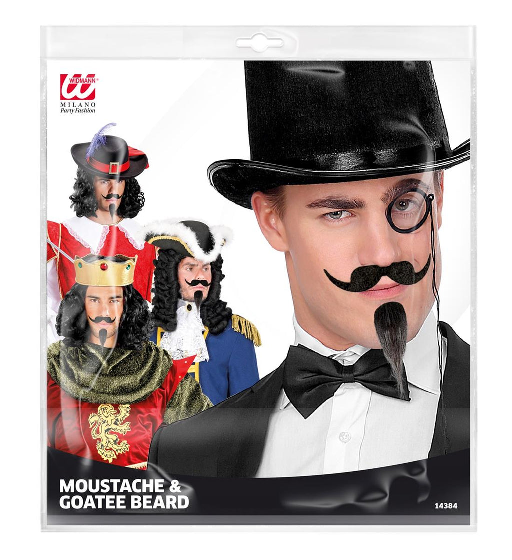 Bart Musketier Schnurrbart & Spitzbart