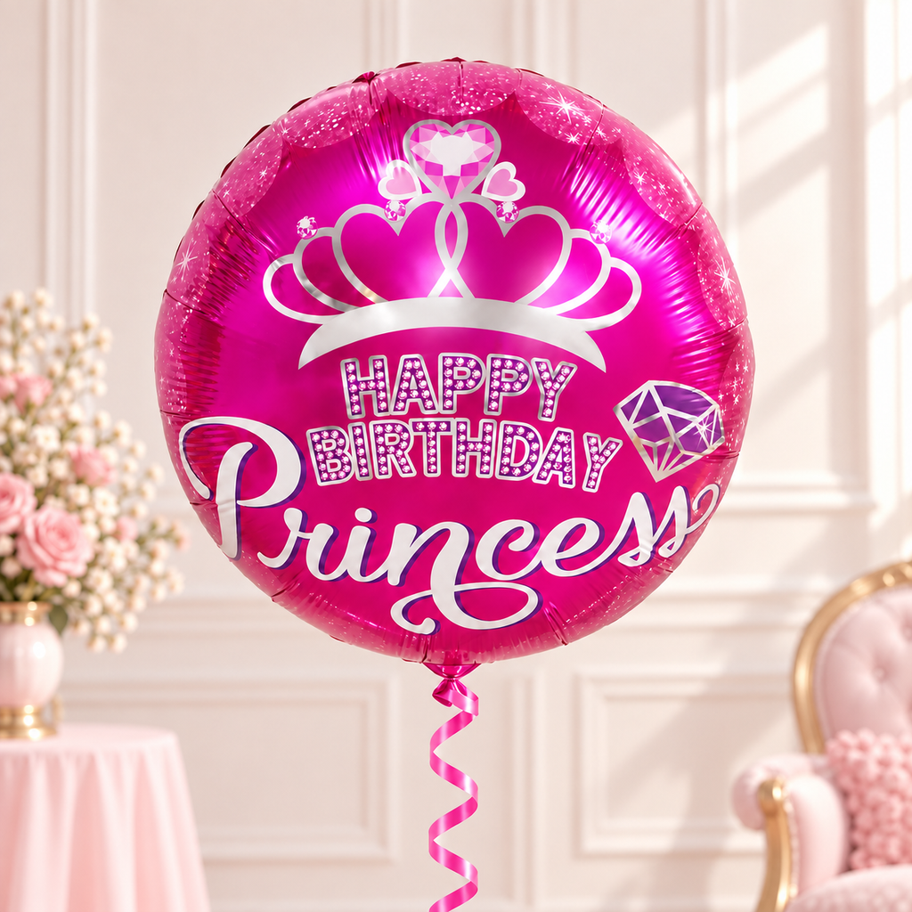 Princess Ballons & Ballonset rosa – Prinzessinnen Geburtstag