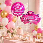 Princess Ballons & Ballonset rosa – Prinzessinnen Geburtstag