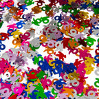 Tischkonfetti Zahl 16 bunt 14g