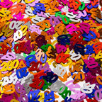 Tischkonfetti Zahl 20 bunt 14g