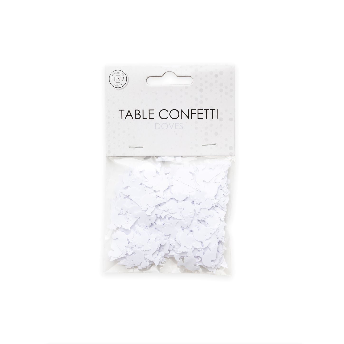 Tischkonfetti Tauben weiß 14g