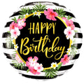 Folienballon Happy Birthday Flower 45cm