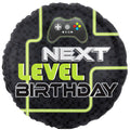 Folienballon Next Level Birthday schwarz 45cm