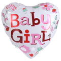 Folienballon It´s a Girl Herz pink 45cm