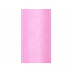 Tüll 15cm x 9m rosa Glitzer