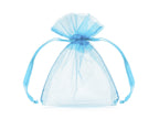 10x Organzatüte hellblau 10cm
