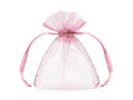 10x Organzatüte rosa 10cm