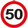 Riesenschild 50 Trafficsign 47cm
