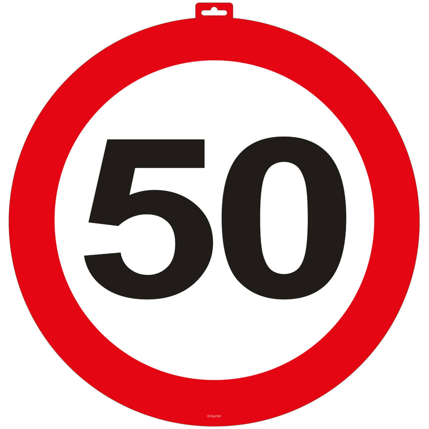Riesenschild 50 Trafficsign 47cm