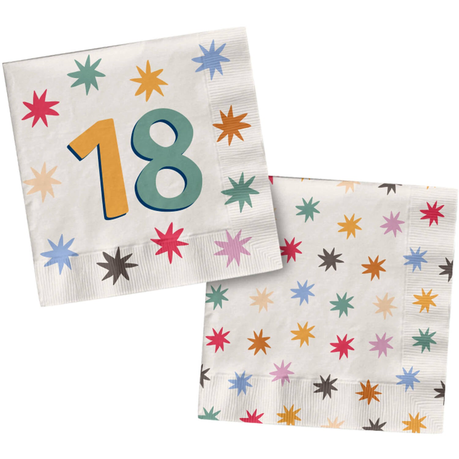 20x Serviette 18 bunt 33cm
