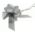 Ziehschleife 15cm Masche 5cm breit silber
