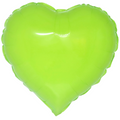 Folienballon Herz 45cm macaron grün