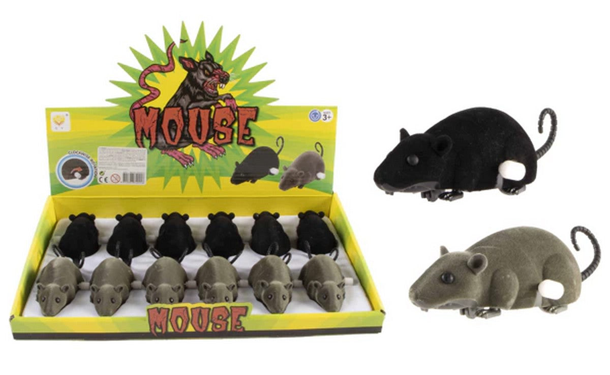 Maus aufziehbar 12cm