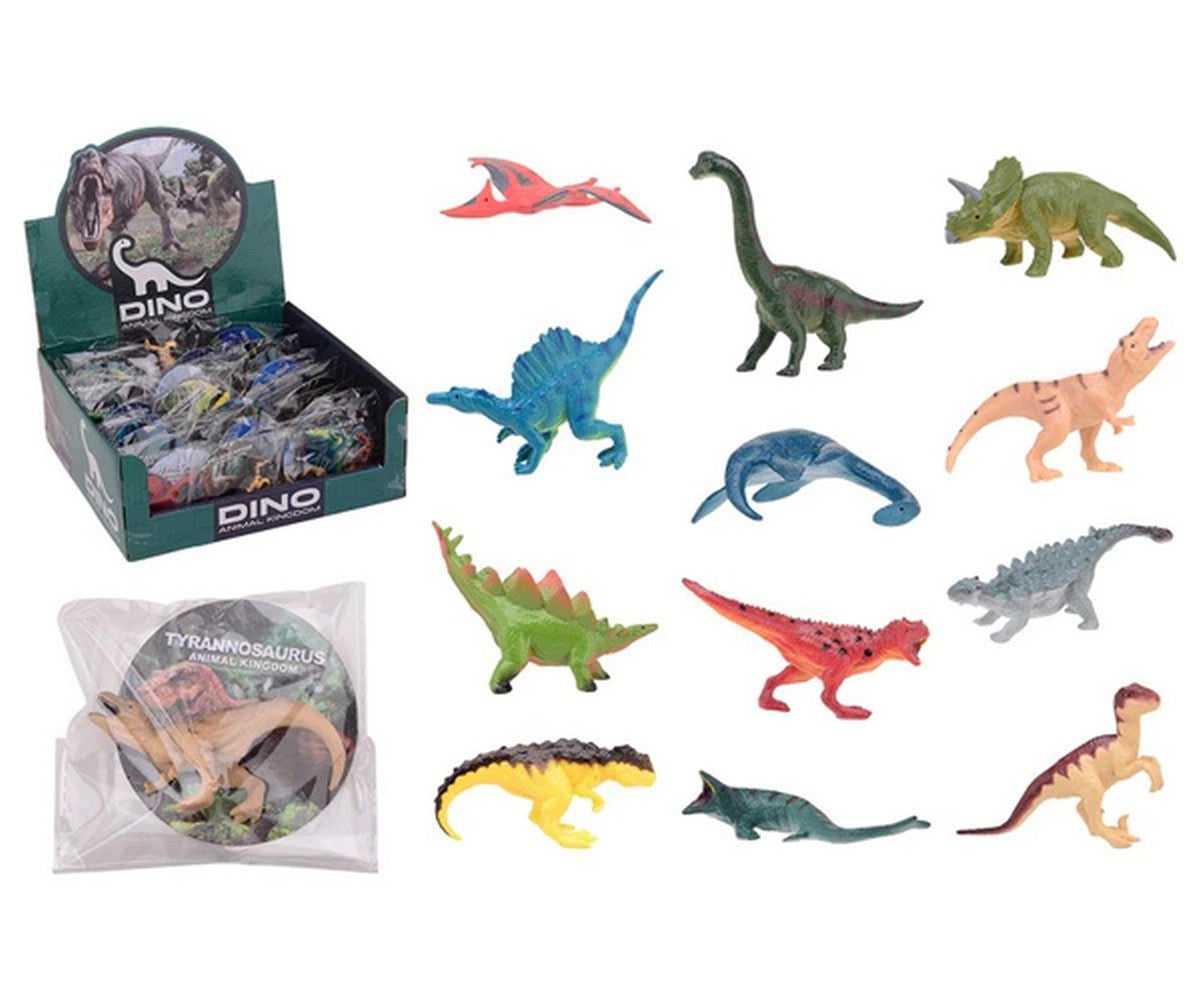 Dinosaurier ca. 9x2x9cm 12fach sortiert