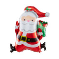 Folienballon Weihnachtsmann Geschenke 70cm
