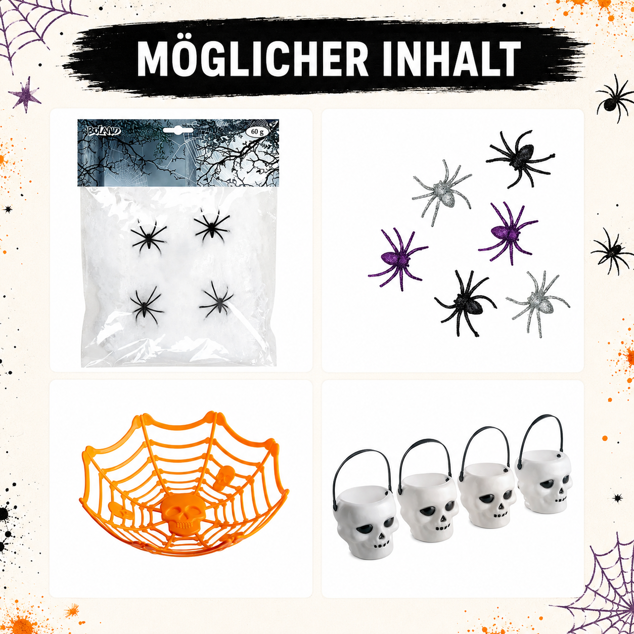 Mega Mystery Box Halloween Deko – mind. 75 € Warenwert – Überraschungsbox