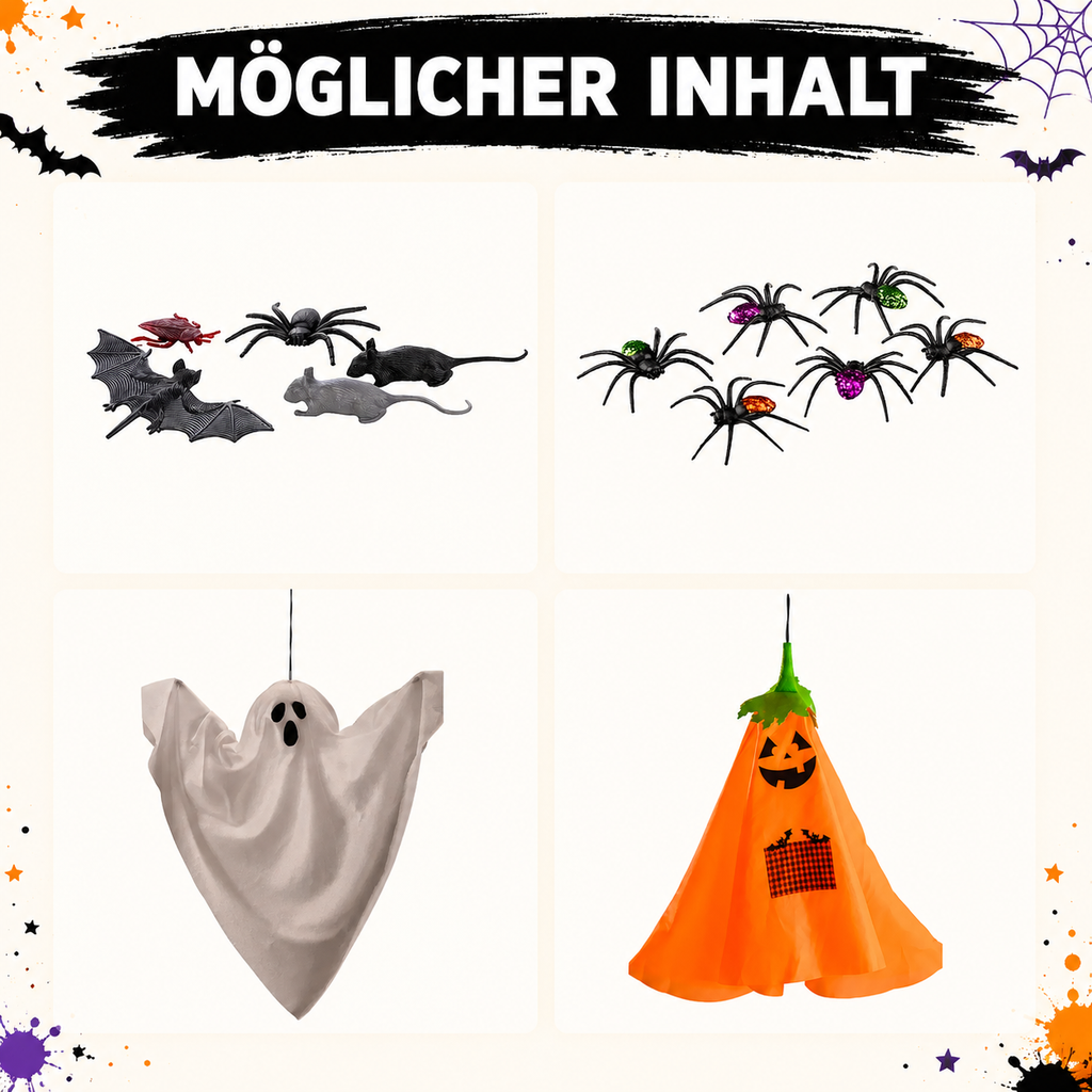 Mega Mystery Box Halloween Deko – mind. 75 € Warenwert – Überraschungsbox
