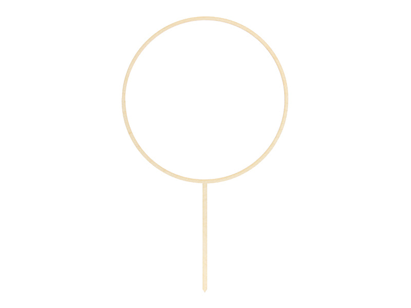 Cake Topper Holz Ring 24,5cm