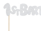 Cake Topper 1st Birthday silber 19,5cm