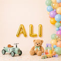 Folienballon Schriftzug männliche Namen (Ali) 35cm Höhe