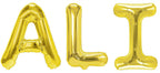Folienballon Schriftzug männliche Namen (Ali) 35cm Höhe