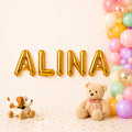 Folienballon Schriftzug weibliche Namen (Alina) 35cm Höhe
