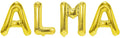 Folienballon Schriftzug weibliche Namen (Alma) 35cm Höhe