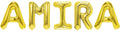 Folienballon Schriftzug weibliche Namen (Amira) 35cm Höhe