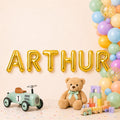 Folienballon Schriftzug männliche Namen (Arthur) 35cm Höhe