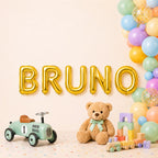 Folienballon Schriftzug männliche Namen (Bruno) 35cm Höhe
