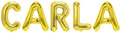 Folienballon Schriftzug weibliche Namen (Carla) 35cm Höhe