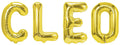 Folienballon Schriftzug weibliche Namen (Cleo) 35cm Höhe