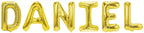 Folienballon Schriftzug männliche Namen (Daniel) 35cm Höhe