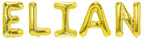 Folienballon Schriftzug männliche Namen (Elian) 35cm Höhe