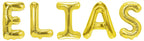 Folienballon Schriftzug männliche Namen (Elias) 35cm Höhe