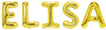Folienballon Schriftzug weibliche Namen (Elisa) 35cm Höhe