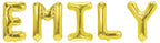 Folienballon Schriftzug weibliche Namen (Emily) 35cm Höhe