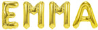 Folienballon Schriftzug weibliche Namen (Emma) 35cm Höhe